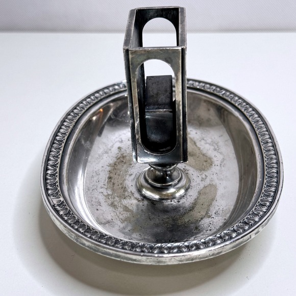 SANTA BARBARA BILTMORE Gorham Silver Soldered Ashtray Matchbox Holder 1928 - Picture 8 of 10